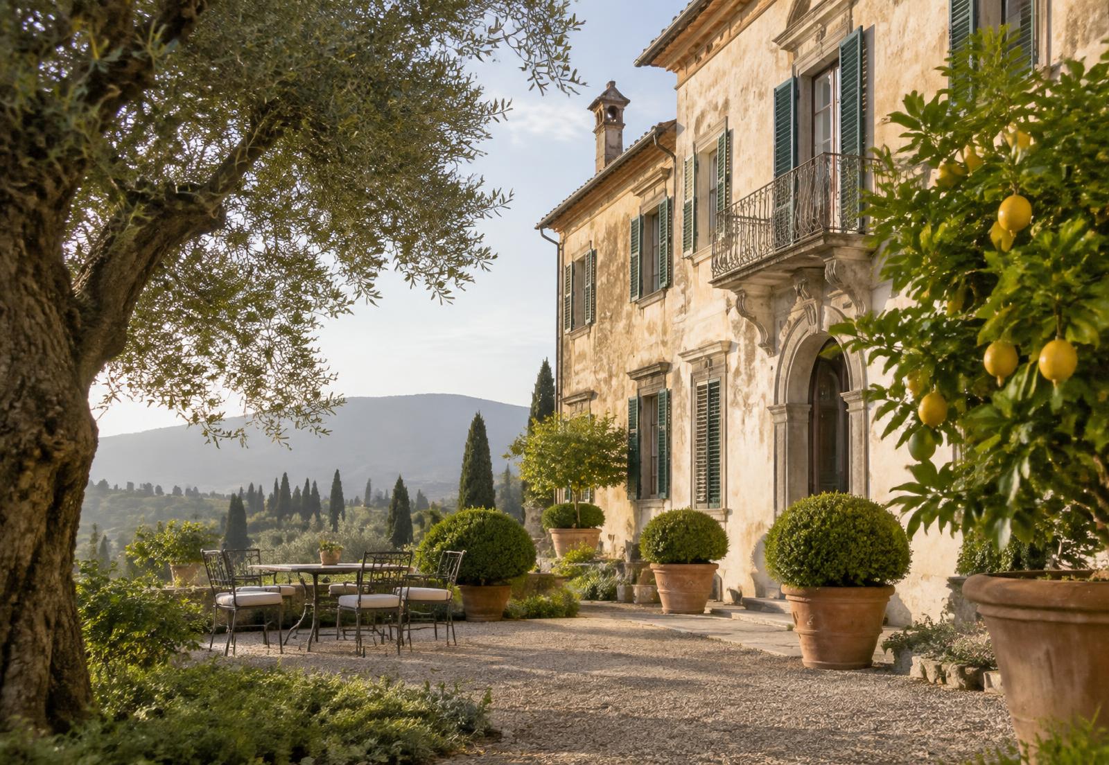 Resort mediterraneo dove Citrea OS è in esercizio
